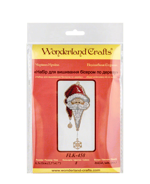 Bead Embroidery Kit On Wood, Wonderland Crafts FLK-459