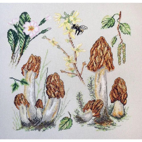 Mushroom: Smorchki. Counted Cross stitch kit. Maria Iskusnica 04.012.09