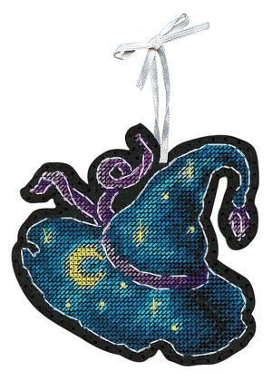 Magic Hat.  Cross stitch kit with felt base. MP Studio T-1010