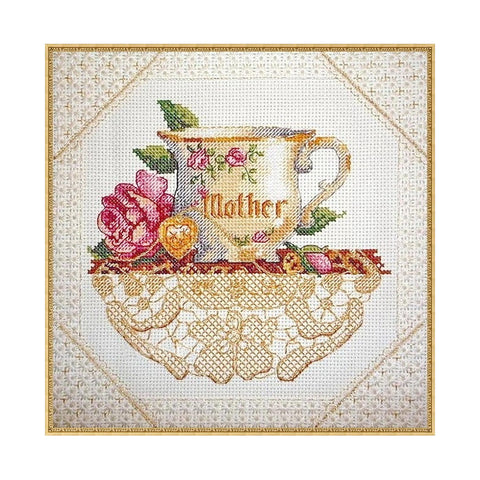 Mother`s Cup. Cross stitch kit. Classic Design 4406