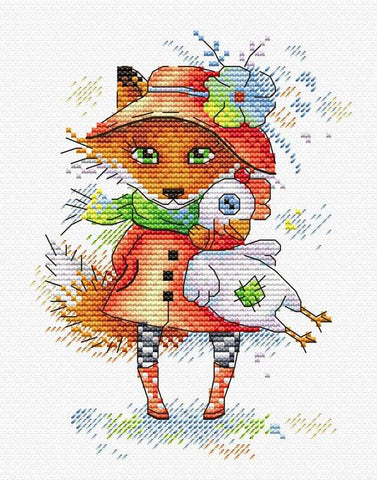 Fall comming. Cross Stitch kit. MP Studio M-362