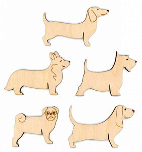 Embroidery Floss Bobbins & Stand Set "Dogs"  MP Studio OP-038