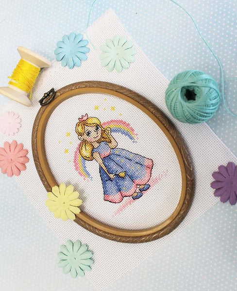 Princess: Little Princes. Cross stitch kit. MP Studio M-607