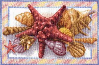 Starfish. Cross stitch kit. Panna N-0465