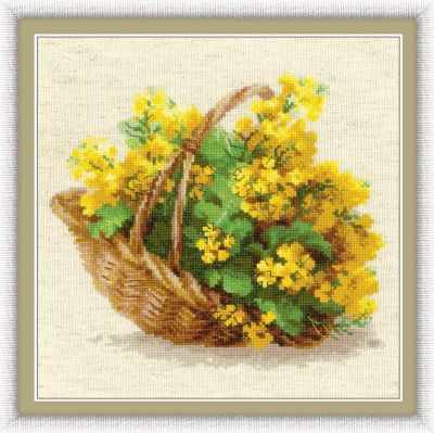 German rapeseed. Cross stitch kit. Riolis 1502