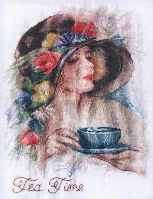Tea time. Counted Cross stitch kit. Maria Iskusnica 06.004.08