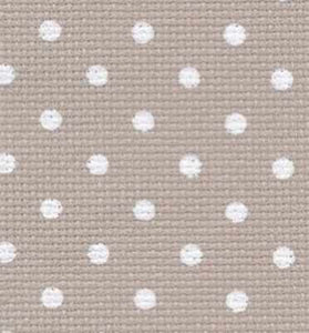 Fabric: Extra Fine Aida  Zweigart Polka Dots 20 ct  3326