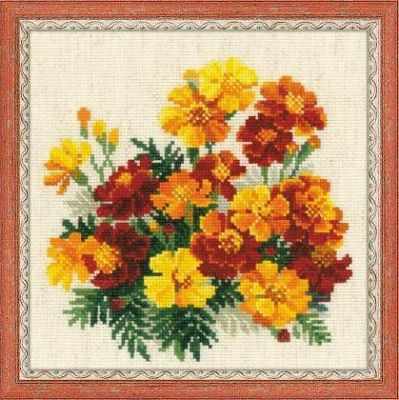 Marigold. Cross stitch kit. Riolis 1556