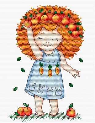 Orange Happiness. Cross stitch kit. MP Studio M-141