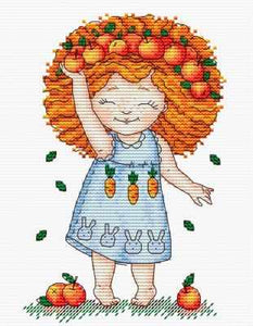 Orange Happiness. Cross stitch kit. MP Studio M-141