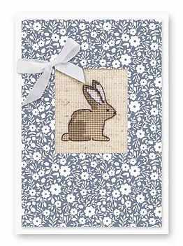 Postcard: Easter Rabbit - Counted Cross Stitch Kit  Luca-S S(P)-65