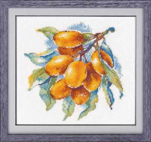 Amber berry. Counted Cross Stitch Kit Oven 1091