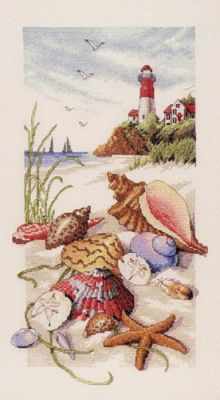 Sea treasure. Cross stitch kit. Classic Design 4455