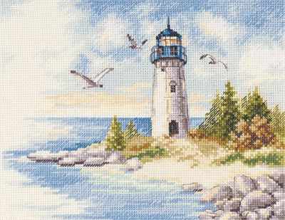 Lighthouse. Counted Cross Stitch kit. Alisa 3-26