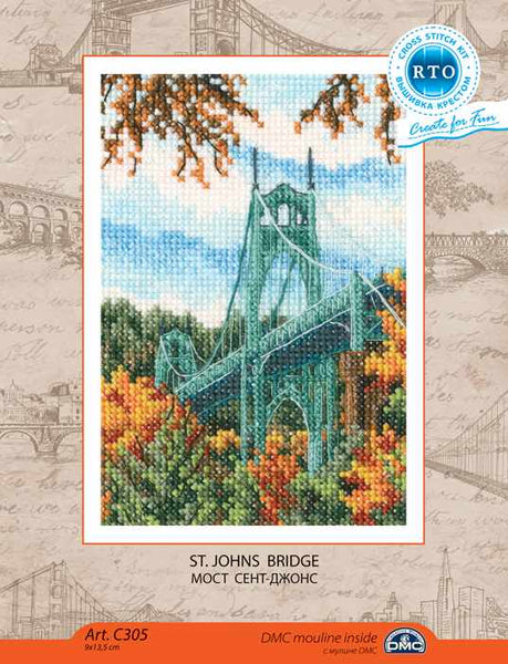 St. John's Bridge. Cross Stitch Kit RTO C305