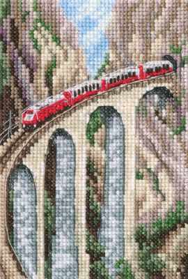 Landwasser Viaduct. Cross Stitch Kit RTO C303