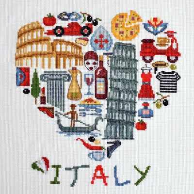 Italy. Counted Cross stitch kit. Maria Iskusnica 11.001.21