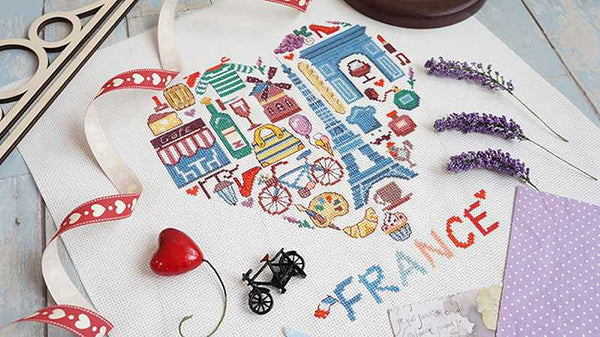 France. Counted Cross stitch kit. Maria Iskusnica 11.001.22