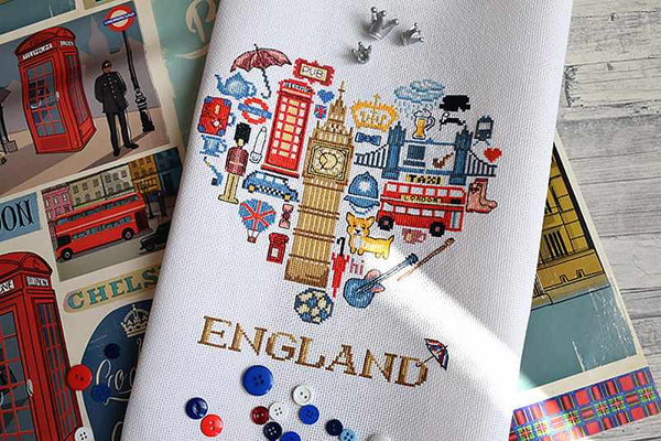 England. Counted Cross stitch kit. Maria Iskusnica 11.001.23
