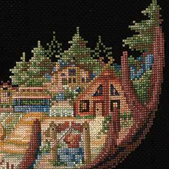 Reindeer domain. Cross stitch kit. Adrianna O-21