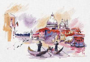 Travelling around Venice. Cross stitch kit. Panna GM-7184