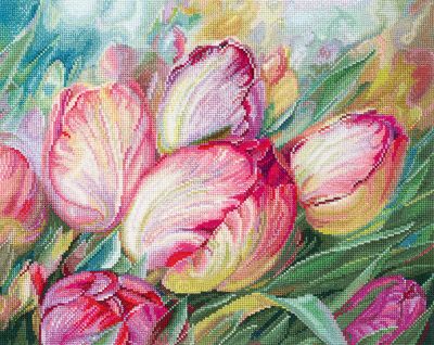 Tullips. Cross Stitch kit. Adrianna T-16