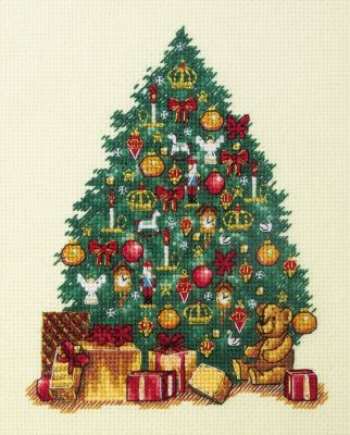 Christmas Tree. Cross stitch kit. Panna PR-7239