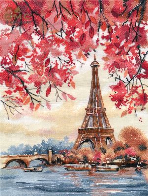 Romance of Paris.  Counted Cross stitch kit. Oven 1373