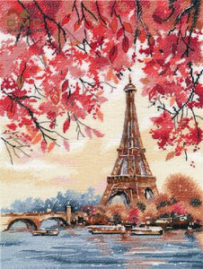 Romance of Paris.  Counted Cross stitch kit. Oven 1373