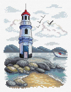 Lighthouse. Cross stitch kit. MP Studio M-216