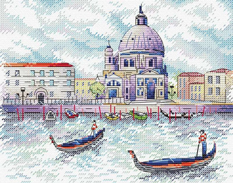 Spirit of the Venice. Cross Stitch kit. MP Studio M-522