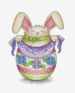 Easter bunny. Cross stitch kit. MP Studio M-237