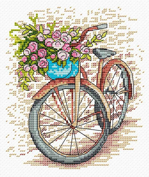 Summer yard.  Cross stitch kit. MP Studio M-029