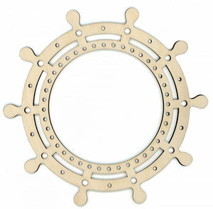Embroidery Frame "Ship Steering Wheel" Small  MP Studio OP-050