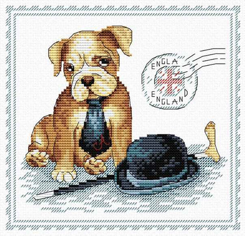 My best friend: UK.  Counted Cross Stitch kit. MP Studio M-068