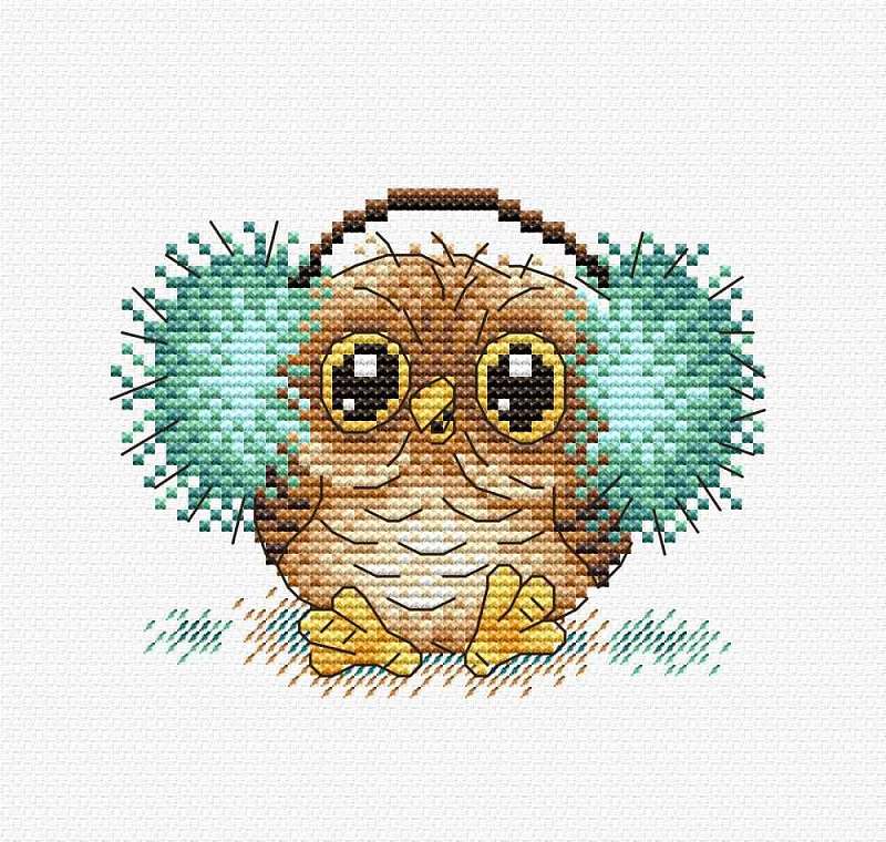 Knitted happiness. Cross stitch kit. MP Studio M-288