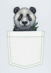 Panda Cross stitch kit for cloth embroidery  MP Studio B-241