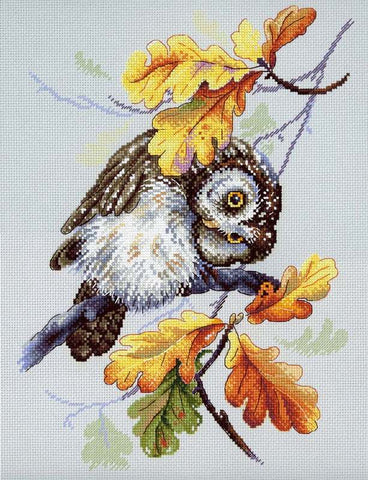 Wonder owl. Cross stitch kit. MP Studio HB-725