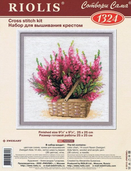 Scottish Heather. Cross stitch kit. Riolis 1324