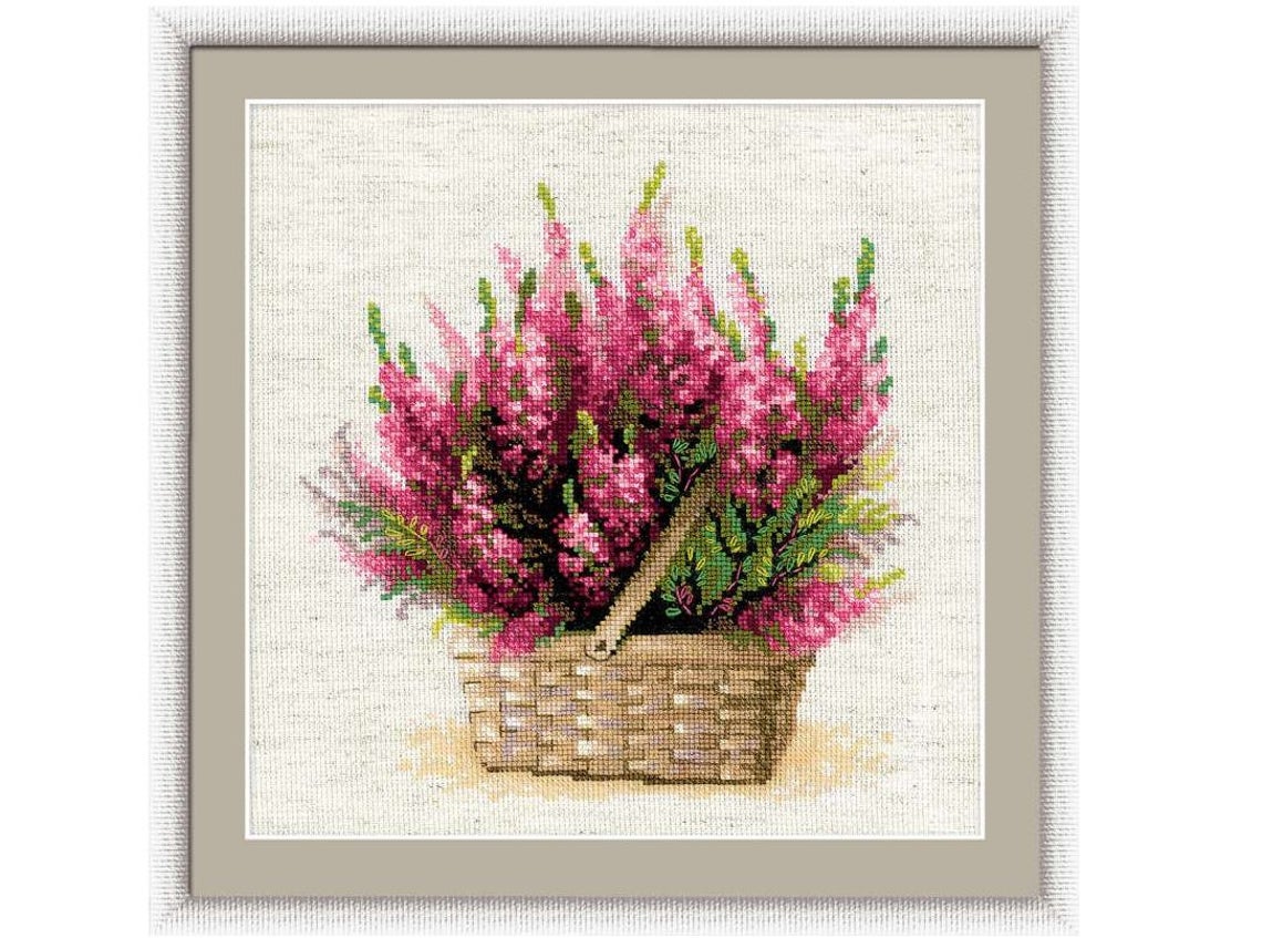 Scottish Heather. Cross stitch kit. Riolis 1324