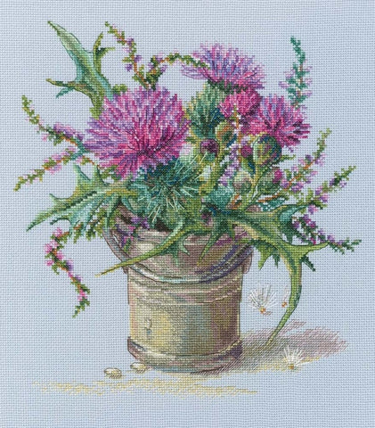 Scottish Thistle. Cross stitch kit. RTO M722