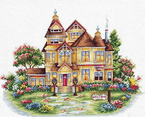 Welcome! Cross Stitch kit.  Adrianna D-19