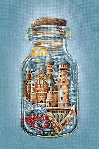 Train to a fairy tale. Cross stitch kit. Adrianna P-49