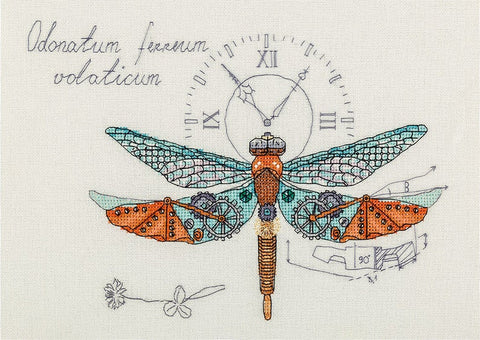 Mechanical Dragonfly.  Cross Stitch Kit  Panna  M-1872