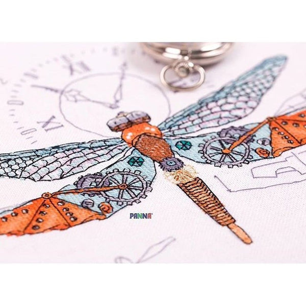 Mechanical Dragonfly.  Cross Stitch Kit  Panna  M-1872