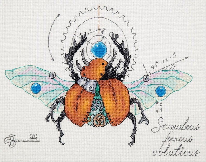 Mechanical  Beetle.  Cross Stitch Kit  Panna  M-1915