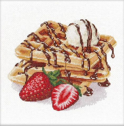 Viennese Waffles. Stitch Kit Oven 1236