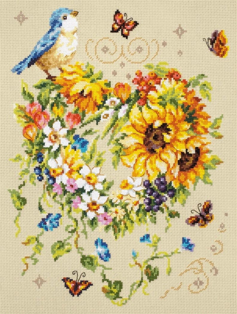 Heart Collection: Heart Inspiration. Cross stitch kit. Magic Needle 100-141