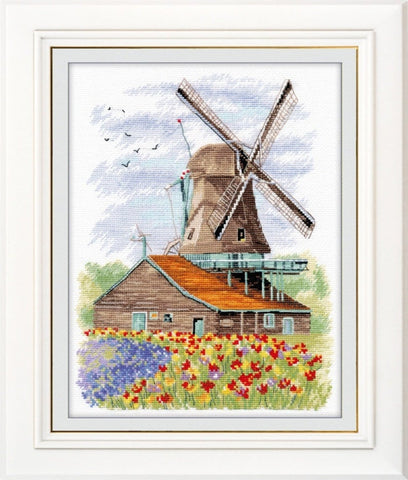 Holland Mill  Cross Stitch Kit Oven 1105