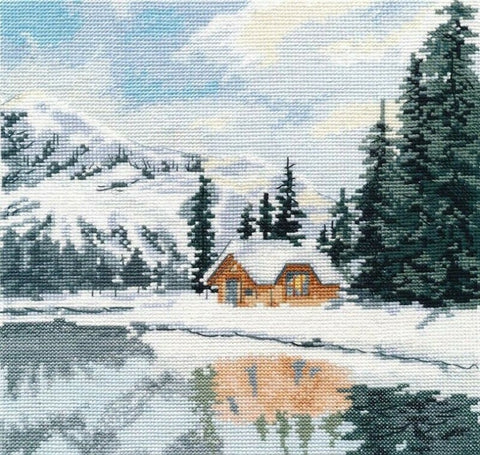 Lake Louise. Counted Cross stitch kit. Oven 1295